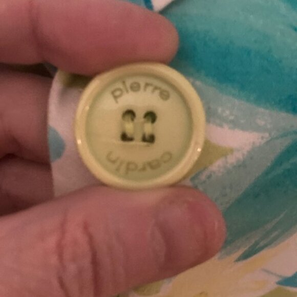 Colorful "Pierre Cardin" summer jacket - size 14P - Picture 7 of 10